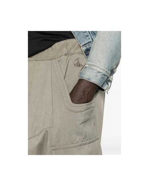 Vivienne Westwood Gray Wide Trousers for men