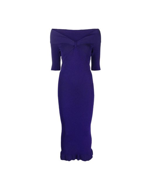 Philosophy Di Lorenzo Serafini Purple Party Dresses