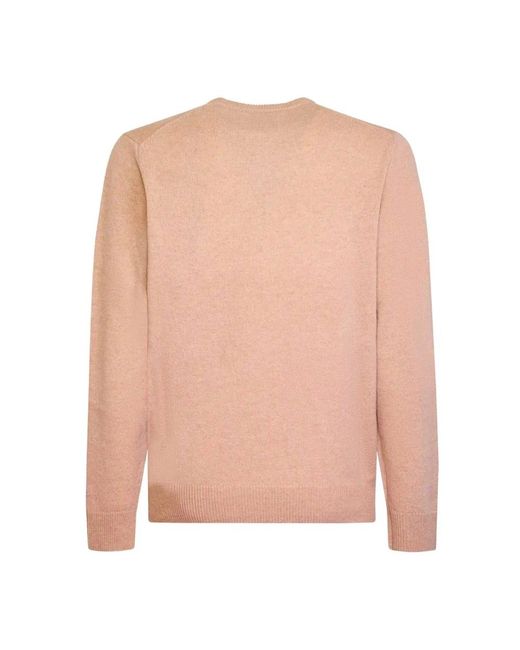 Mc2 Saint Barth Pink Round-Neck Knitwear for men