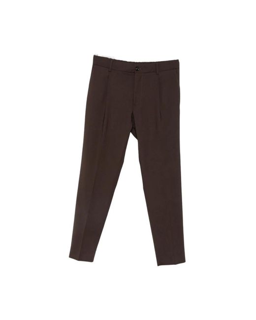 BE ABLE Brown Cropped Trousers for men