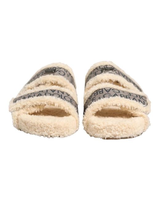 Dolce & Gabbana Pink Slippers for men