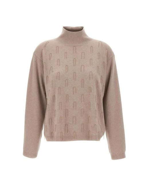 Fabiana Filippi Brown Turtlenecks