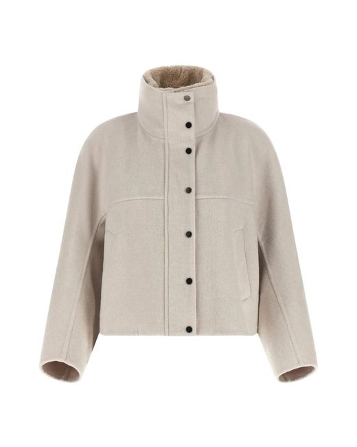 Light Jackets Brunello Cucinelli de color Natural