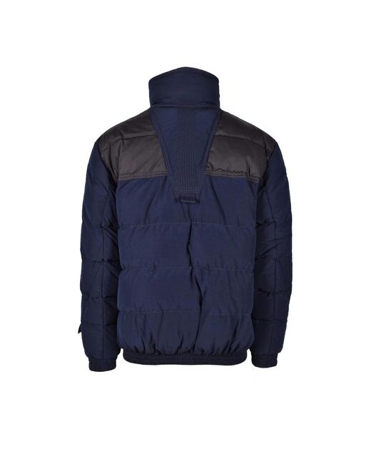 DIESEL Blue Winter Jackets for men