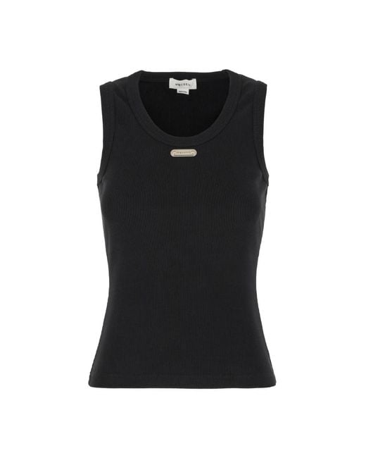 Alexander McQueen Black Stylisches Top Für Modebegeisterte