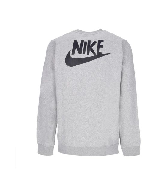 Nike Crewneck sweatshirt in dunkelgrau/schwarz in Gray für Herren