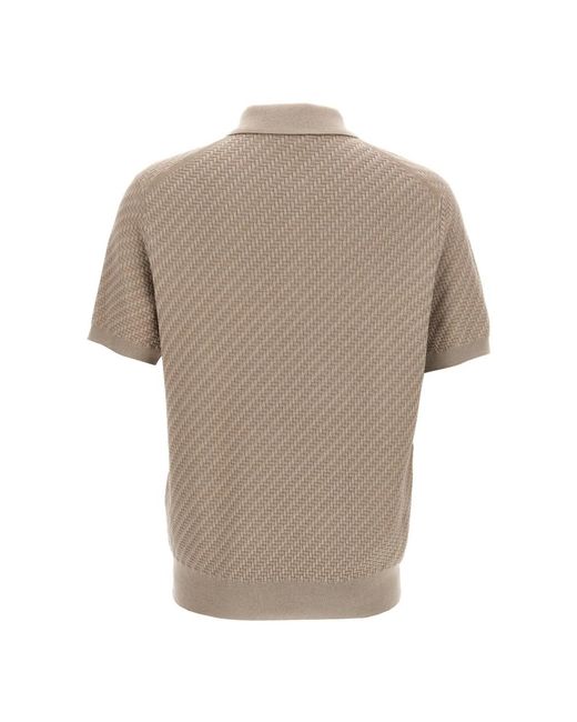 Brioni Polo Hemden in het Natural voor heren