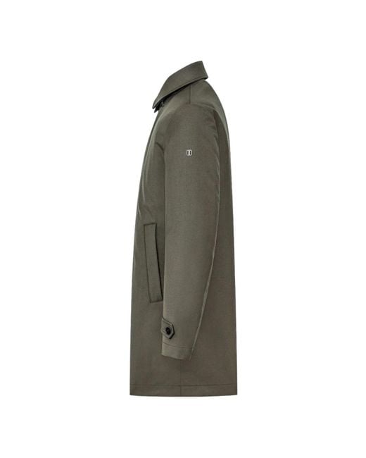 DUNO Green Parkas for men