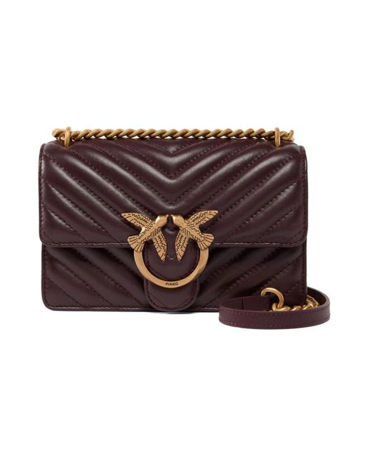Shoulder Bags Pinko en coloris Brown