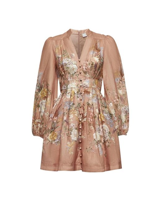 Zimmermann Brown Shirt Dresses
