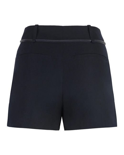 Yves Salomon Blue Short Shorts