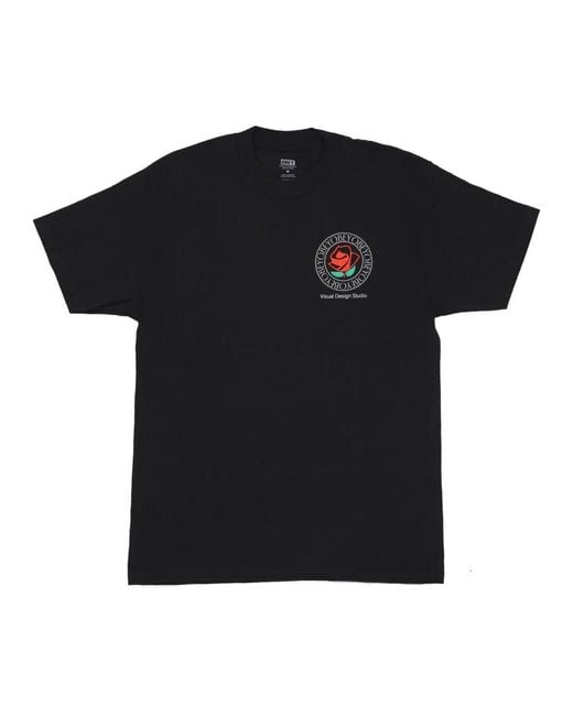 Obey Schwarzes Visual Design Studio Tee in Black für Herren