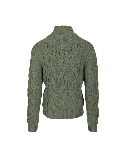 Mauro Ottaviani Green Turtlenecks for men