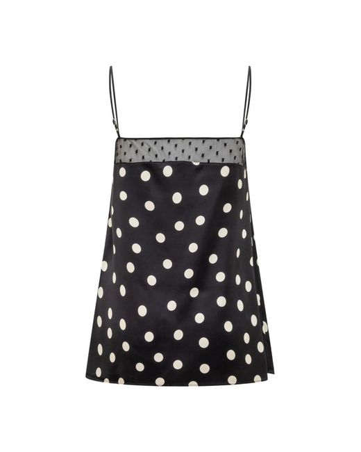 Sleeveless Tops Stella McCartney de color Black