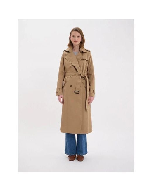 Trench Coats Ines De La Fressange Paris de color Natural