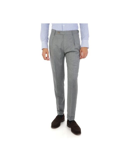 Berwich Gray Suit Trousers for men