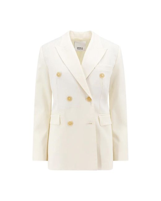 Erika Cavallini Semi Couture White Blazers