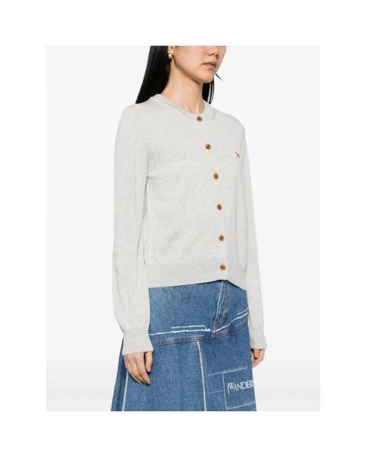 Maison Kitsuné White Cardigans