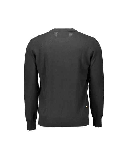 Timberland Schwarzes wollshirt - langarm pullover in Black für Herren