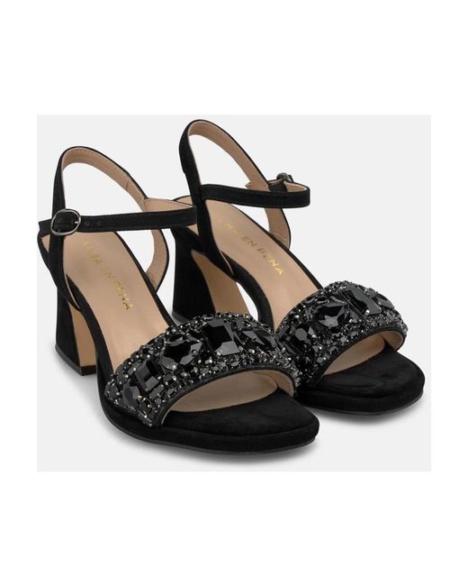Alma En Pena. Black High Heel Sandals