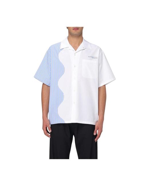 MSGM White Short Sleeve Shirts for men