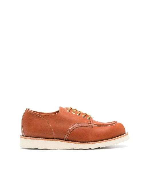 Red Wing Brown Laced Shoes for men