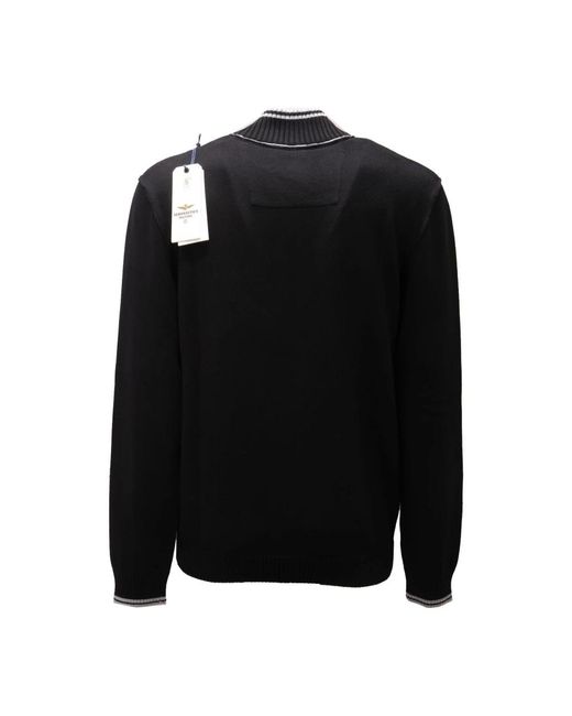 Aeronautica Militare Black Turtlenecks for men