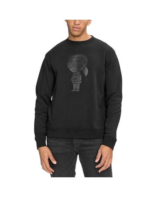 Karl Lagerfeld Black Sweatshirts for men