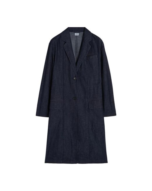 Aspesi Single-Breasted Coats in het Blue