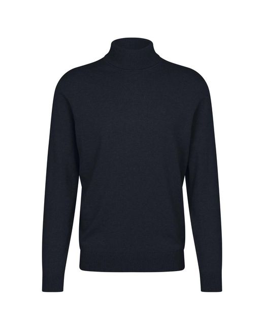 Bugatti Basic Turtleneck in het Blue voor heren