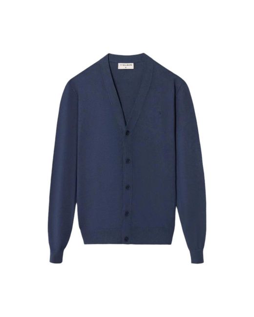 Silbon Blue Cardigans for men