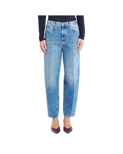 Dondup Blue Straight Jeans