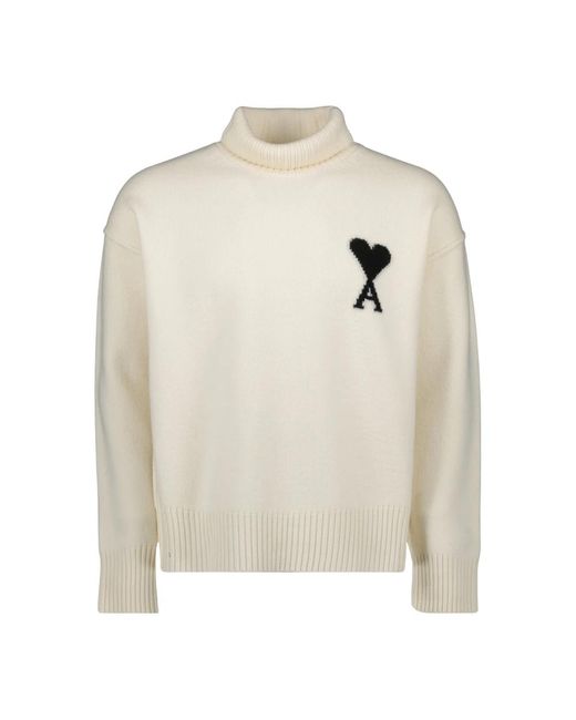 Turtlenecks di AMI in White da Uomo