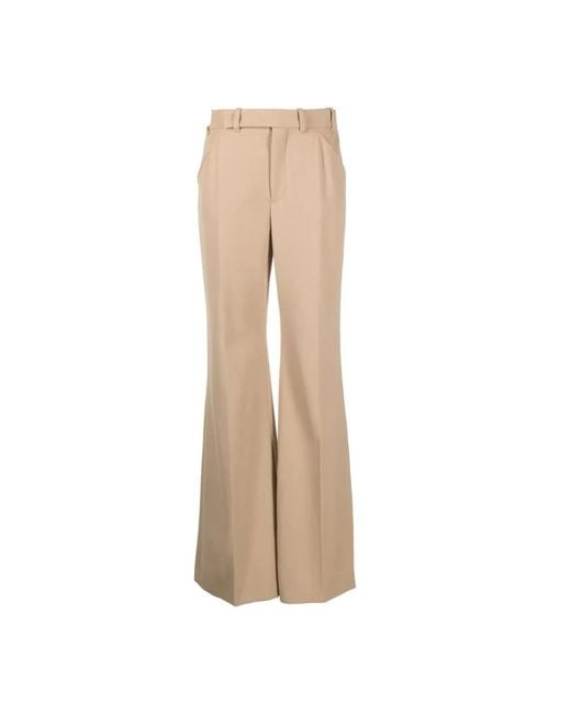 Chloé Natural Wide Trousers