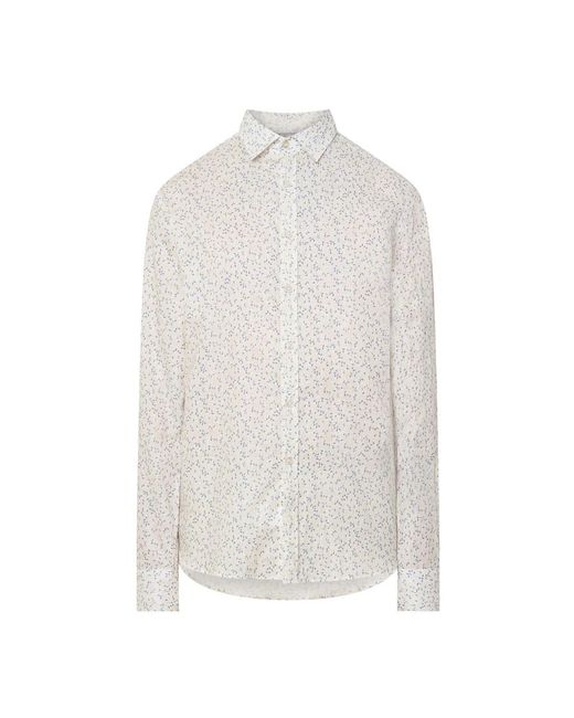 Canali White Casual Shirts for men