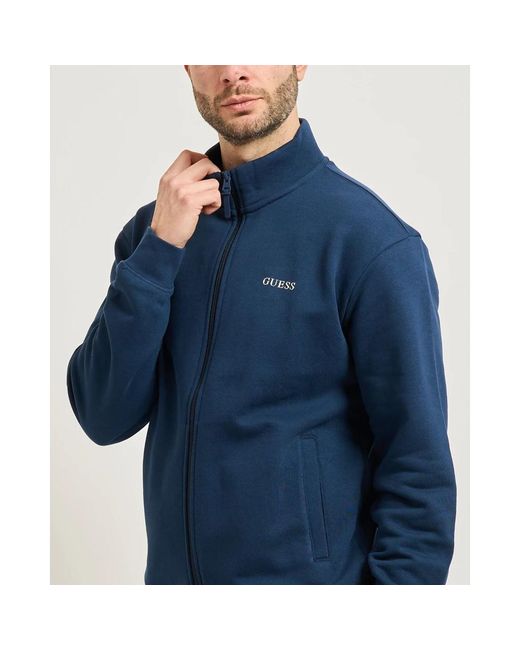 Guess Blue Zip-Throughs for men