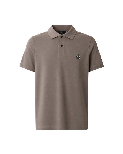 Moose Knuckles Tops ,Grijs ,Everett Polo in het Gray voor heren