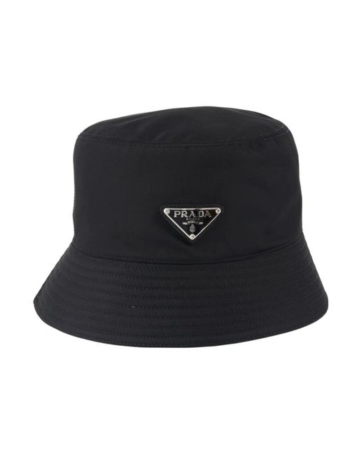 Prada Recycelte nylon-dreieck-logo-tasche in Black für Herren