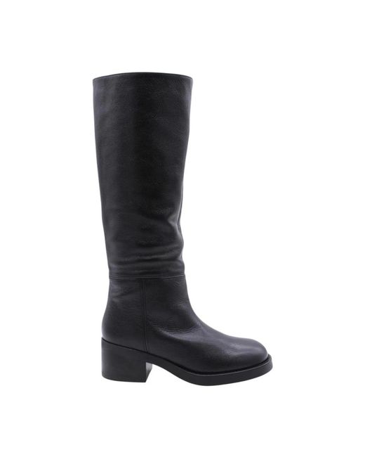 Angel Alarcon Black High Boots