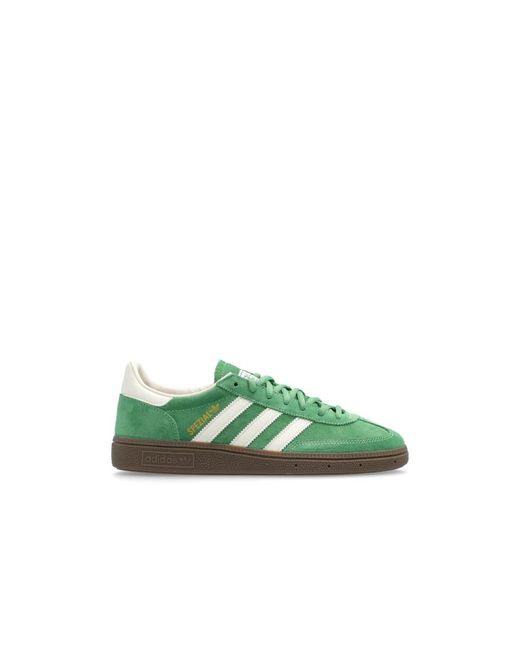Adidas Originals Schoenen ,Groen ,Leer Handball Spezial Sneakers in het Green