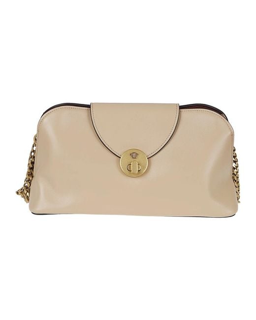 Versace Natural Shoulder Bags