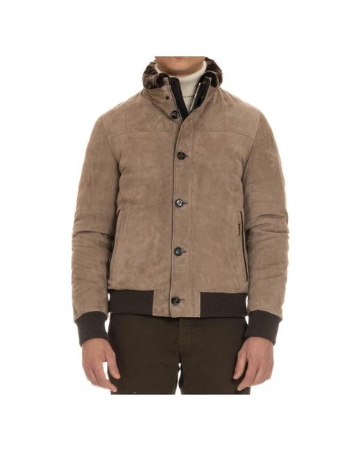 Moorer Winter Jackets in het Brown voor heren