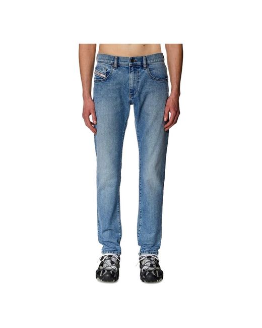 DIESEL Blue Slim-Fit Jeans for men