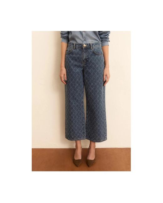 Marella Blue Cropped Jeans