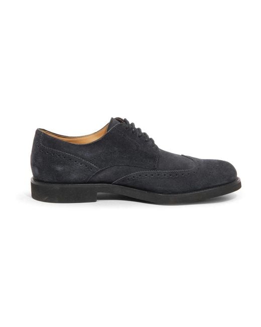 Tod's Blue Laced Shoes for men