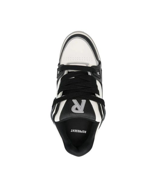 Represent Schoenen ,Veelkleurig ,Leer Studio Sneakers in het Black voor heren