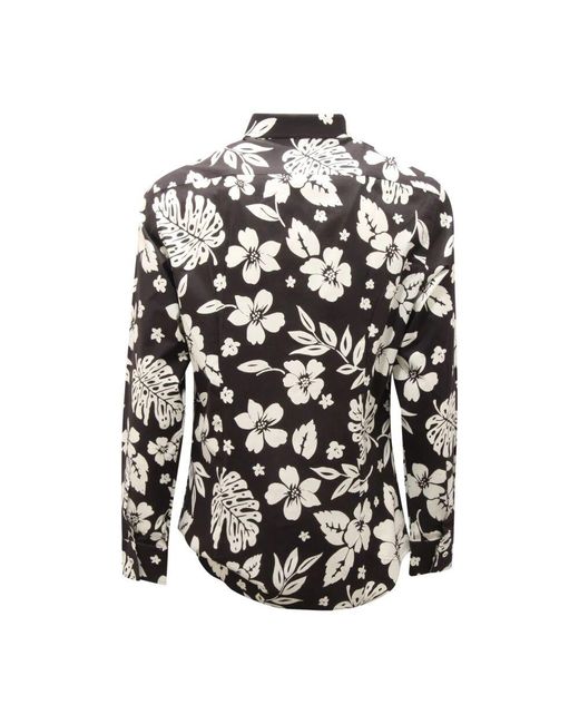 Paolo Pecora Casual Hemd Mit Modell P23Ec1M in Black für Herren
