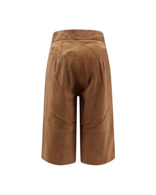 Scarlett Poppies Brown Bermudas