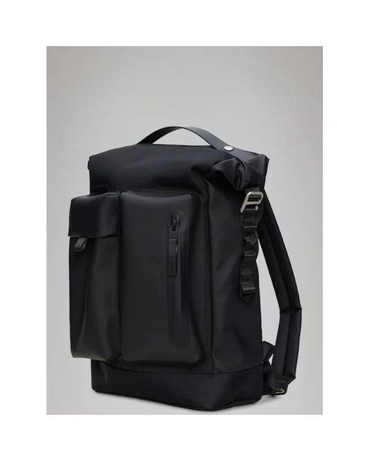 Rains Backpack in het Black
