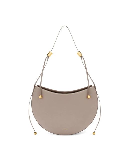 Furla Gray Shoulder Bags